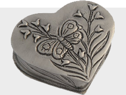 Mini urne cinerarie in peltro