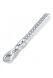 Collana tipo gourmet sottile in argento per gioielli cinerari - 45 cm