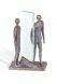 Scultura funeraria Separazione – decorazione tombale – 3D, a terreno, con perni di sotto