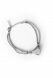 Bracciale portaceneri con cuore in acciaio inox - riempibile