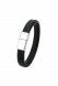 Bracciale cinerario in cuoio intrecciato con portaceneri