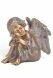 Statua commemorativa Angelo seduto – 3D, a terreno, con perni di sotto