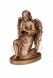 Scultura funeraria Angelo inginocchiato – 3D, a terreno, con perni di sotto