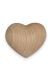 Mini urna cineraria 'Cuore' in legno di ciliegio