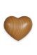 Mini urna cineraria 'Cuore' in legno ciliegio