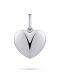 Pendente commemorativo Cuore in argento