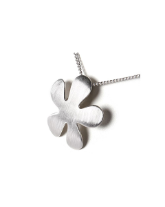 Ciondolo porta ceneri in argento (925) 'Fiore'