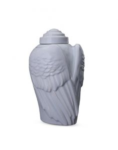 Urna cineraria in ceramica 'Wings' in vari colori