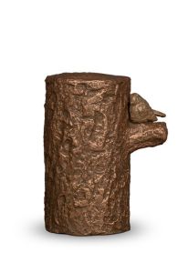 Piccola urna cineraria “Albero della Vita” in ceramica