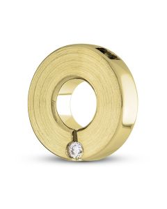 Pendente cinerario in oro con diamante
