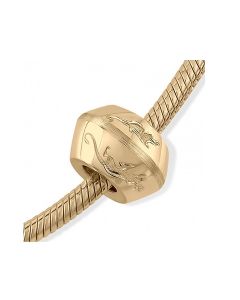 Ciondolo / perlina cineraria commemorativa in oro