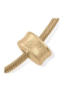 Ciondolo / perlina cineraria commemorativa in oro