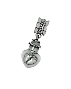 Ciondolo cinerario in argento per bracciali Pandora
