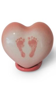 Urna cineraria per bambini fatta a mano