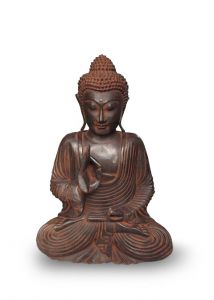 Urna cineraria di Buddha in bronzo