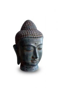 Mini urna cineraria di Buddha in bronzo