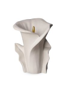 Mini urna cineraria in ceramica 'Calla' in vari colori