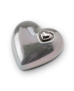 Urna cineraria ricordo a forma di cuore in diverse dimensioni