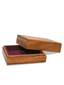 Scatola cineraria in legno
