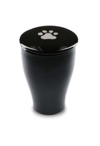 Pet cremation ashes urn with paw print