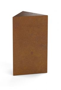 Urna cineraria per adulti in acciaio corten
