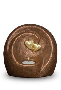 Urna cineraria “Unione Eterna” con portacandela, per due adulti