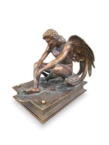 Urna cineraria con angelo ‘Angelo della Speranza’ in diversi colori