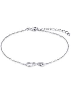 Bracciale commemorativo Infinity in argento 925