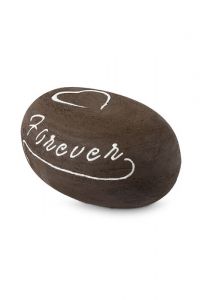Pietra commemorativa con cuore 'Forever'
