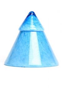 Mini urna cineraria in cristallo – forma piramide