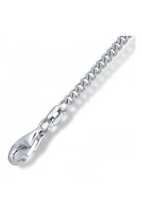 Collana tipo gourmet in argento per gioielli commemorativi - 50 cm