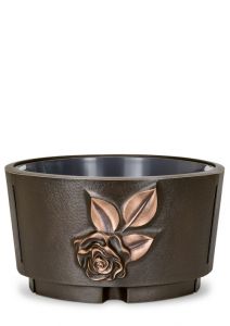 Vaso di fiori bronzo in diversi colori