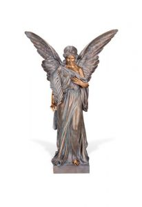 Statua o scultura funeraria Angelo in varie dimensioni – 3D, a terreno, con perni di sotto