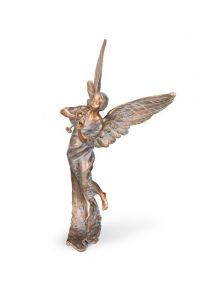 Scultura funeraria Angelo fluttuante in varie dimensioni – 3D, a terreno, con perni di sotto