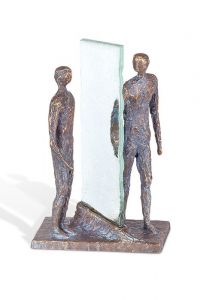 Scultura funeraria Separazione – decorazione tombale – 3D, a terreno, con perni di sotto