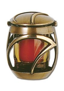 Lanterna tombale ricordo in bronzo