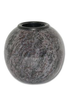 Vaso commemorativo in granito con viti