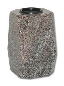 Vaso commemorativo in vari tipi di granito