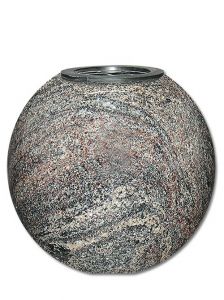 Vaso commemorativo in vari tipi di granito