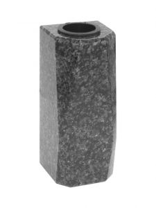 Vaso commemorativo in granito con viti