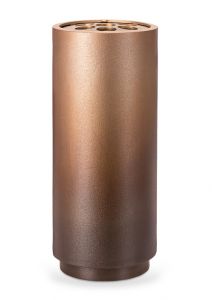 Memorial vase bronze with screws