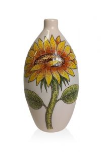 Urna cineraria dipinta a mano