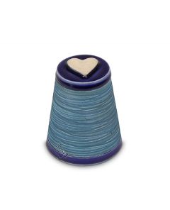 Mini urna cineraria con cuore