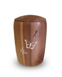 Urna in legno di noce