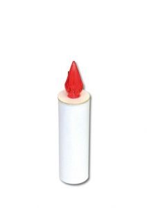 Candela annuale rosso (9 mesi) lampeggiante candele
