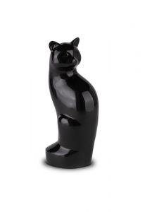 Urna cineraria per gatti nero