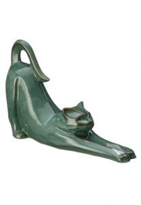 Urna in ceramica gatto in vari colori