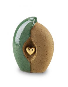 Urna cineraria in ceramica