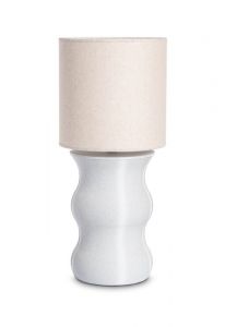 Urna cineraria lampada 'Mare marmo' beige