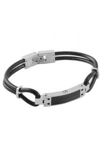Bracciale cinerario in pelle